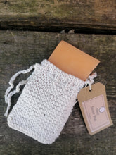 Load image into Gallery viewer, Soap Saver Sack - Cotton Soap Bag