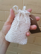 Load image into Gallery viewer, Soap Saver Sack - Cotton Soap Bag