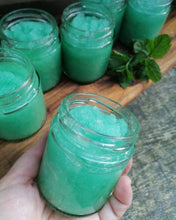 Load image into Gallery viewer, Peppermint and Tea Tree Oil Sugar Scrub