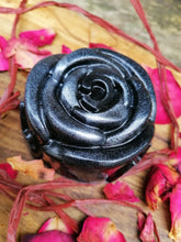 Load image into Gallery viewer, Black Rose Soap - Halloween Rose Soap