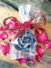 Load image into Gallery viewer, Black Rose Soap - Halloween Rose Soap