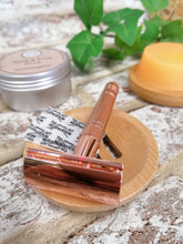 Load image into Gallery viewer, Rose Gold Safety Razor