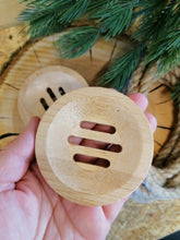 Load image into Gallery viewer, Round Wooden Soap Rack