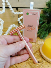 Load image into Gallery viewer, Rose Gold Safety Razor
