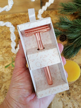 Load image into Gallery viewer, Rose Gold Safety Razor