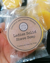 Load image into Gallery viewer, Ladies Shave Soap - with Chamomile and Sweet Orange