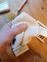 Load image into Gallery viewer, 100% Cotton All Purpose Cloth - Hand Knitted Dish Cloth