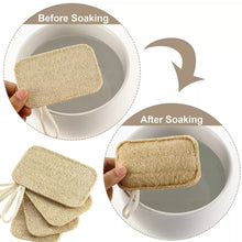 Load image into Gallery viewer, Zero waste - natural & organic loofah scourer/ sponge pad