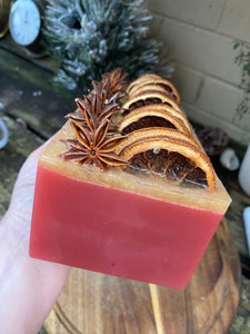 Mulled Wine Handmade Soap Slice