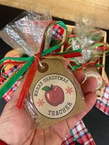 Merry Christmas Teacher - Apple Soap