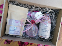 Load image into Gallery viewer, Moroccan Rose Full Bath Experience Gift Set
