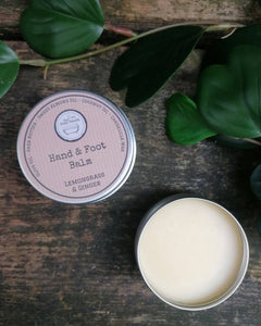 Natural Skincare - Hand and Foot Balm - Plastic Free 