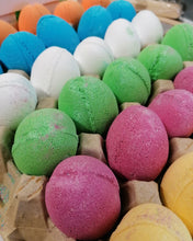 Load image into Gallery viewer, Easter Egg Bath Bomb in Wooden Egg Cup
