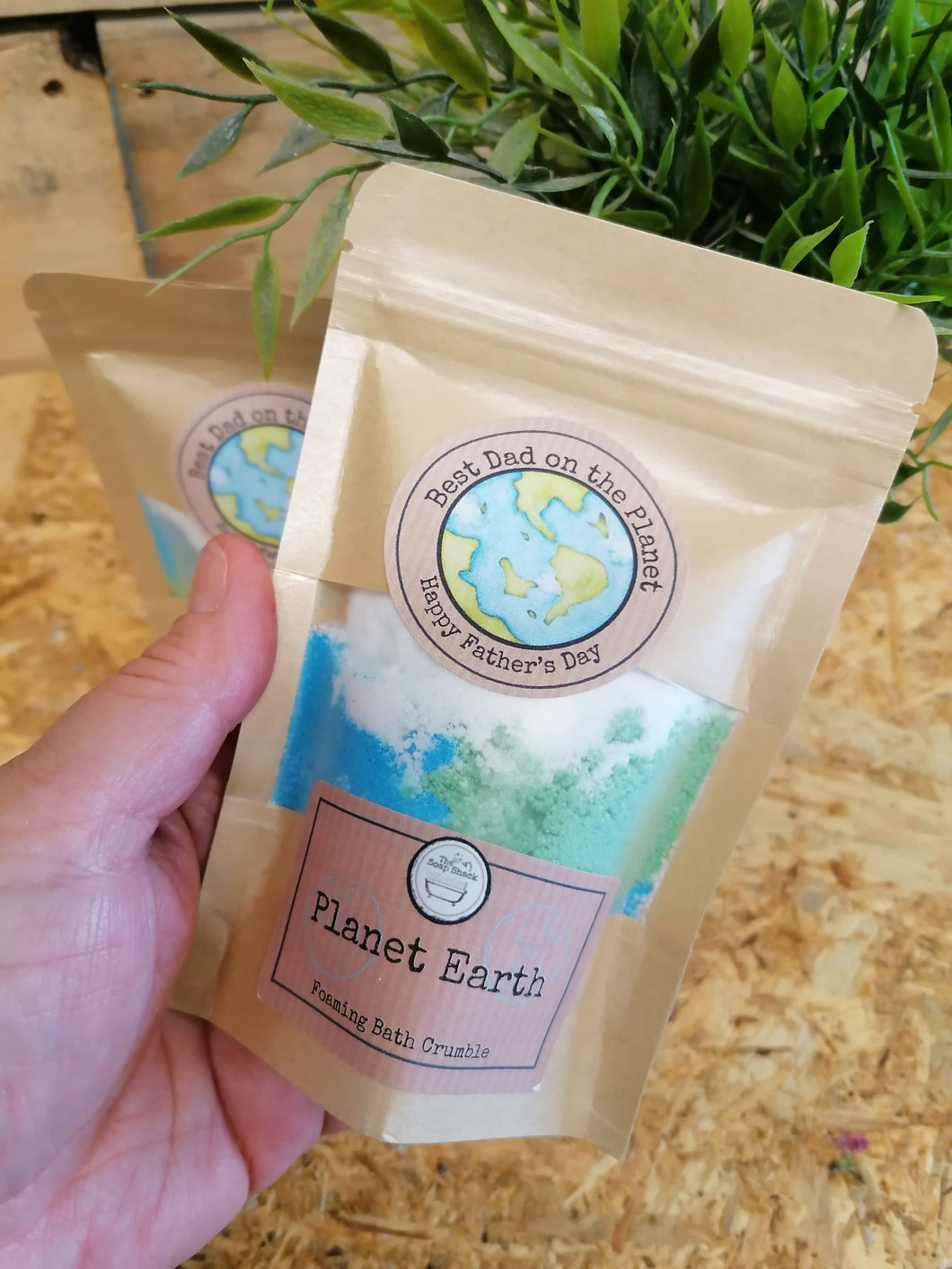 Planet Earth Foaming Bath Crumble