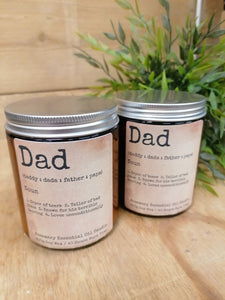 "Dad" Candle