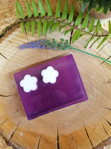 Lavender & Rosemary Soap Slice