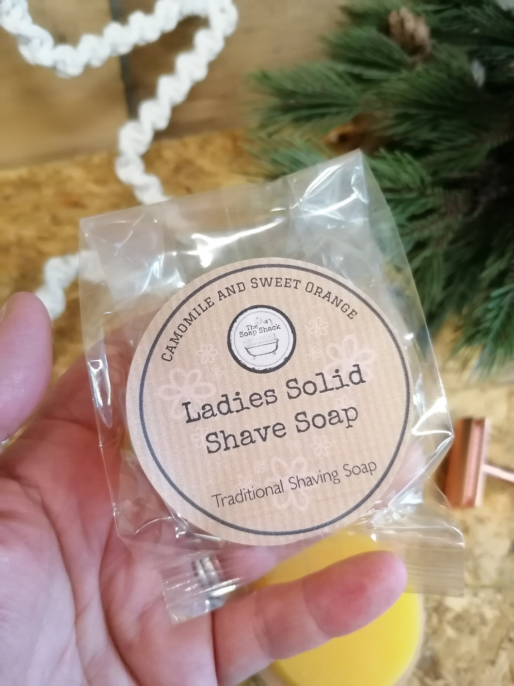 Ladies Shave Soap - with Chamomile and Sweet Orange