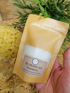 Dead Sea Bath Salt - De-Stress and Insomnia (Lavender, Chamomile and Sweet Orange)