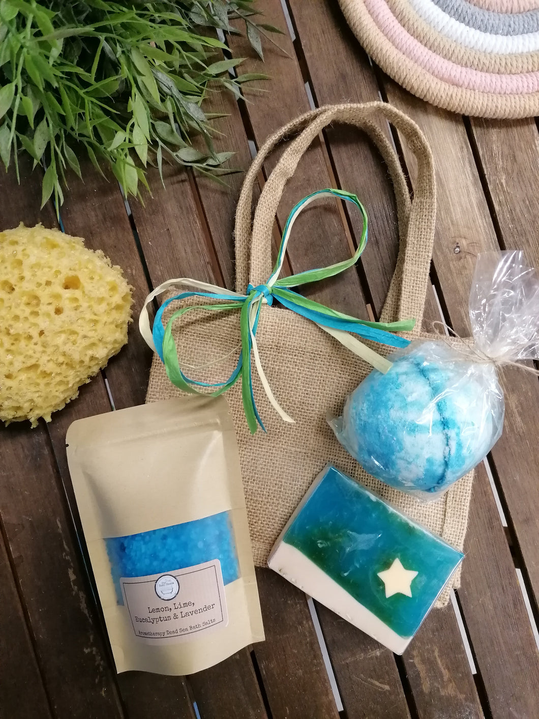 Beside the Seaside Jute Gift Bag