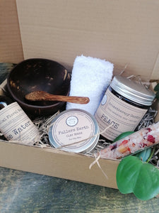 Natural Skincare - Clay Face Mask - Plastic Free Beauty Pamper Gift Set