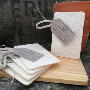 Zero waste - natural & organic loofah scourer/ sponge pad