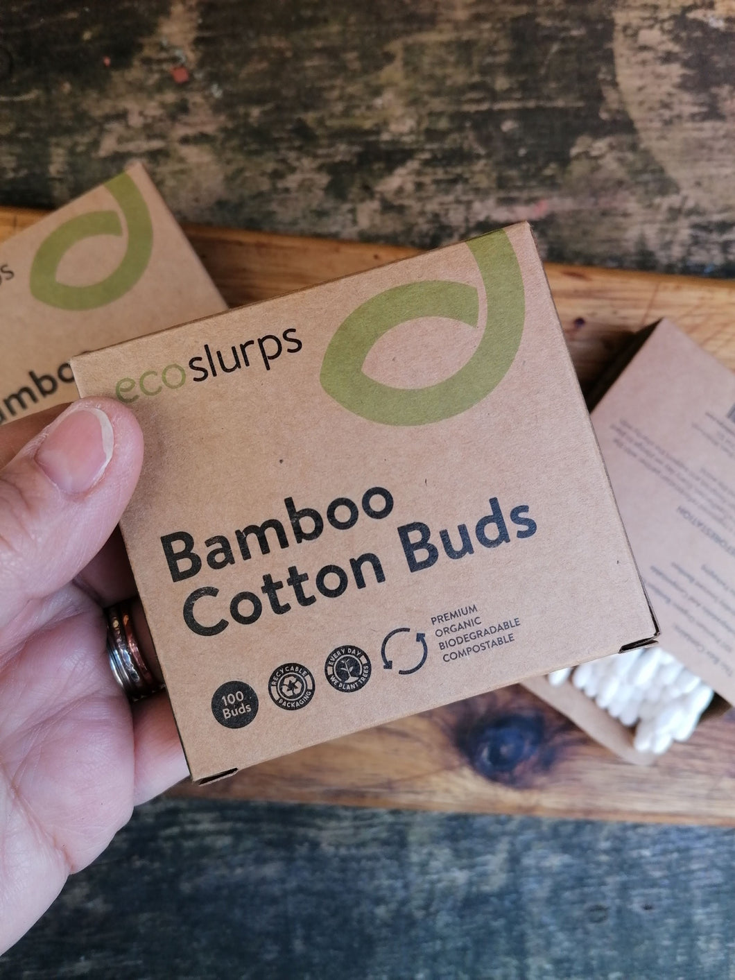 Bamboo Cotton Buds - Plastic Free Cotton Swabs