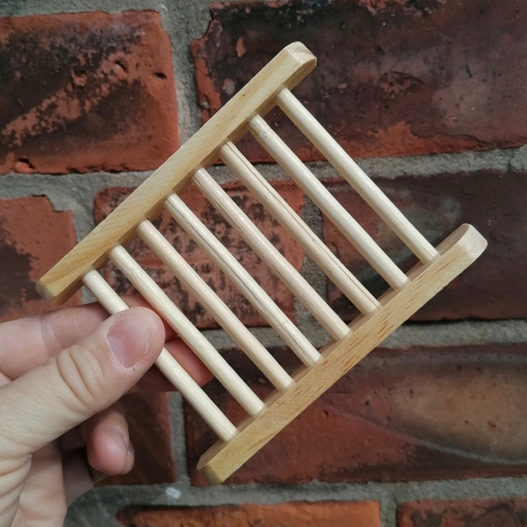 Bamboo Soap Rack - Wooden Soap Dish 