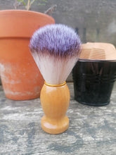 Load image into Gallery viewer, wooden shaving brush by The Soap Shack
