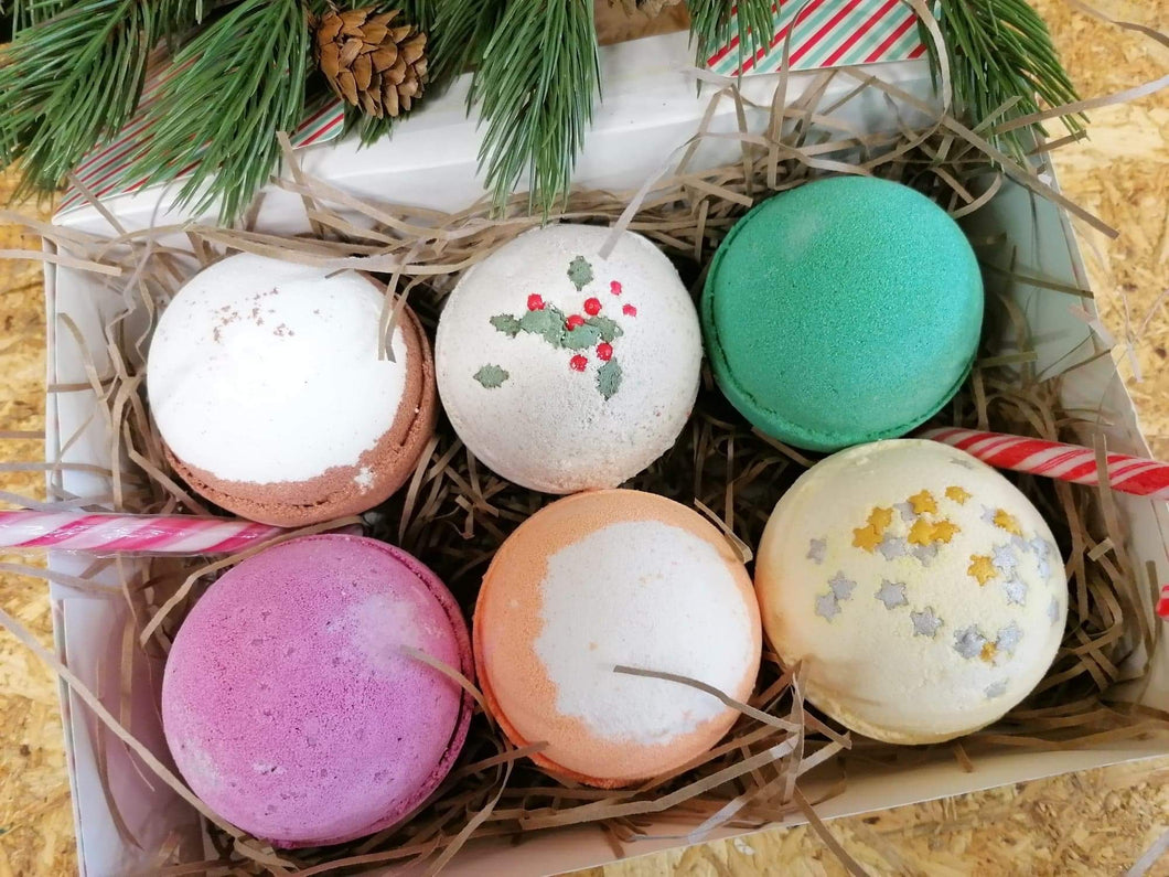 Christmas Bath Bomb Gift Box (6 Bombs)